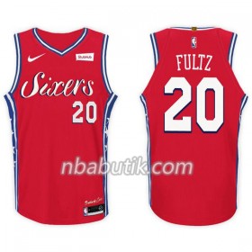 NBA Mænd Trøje Philadelphia 76ers Markelle Fultz 20 Nike 2017-18 Rød Swingman